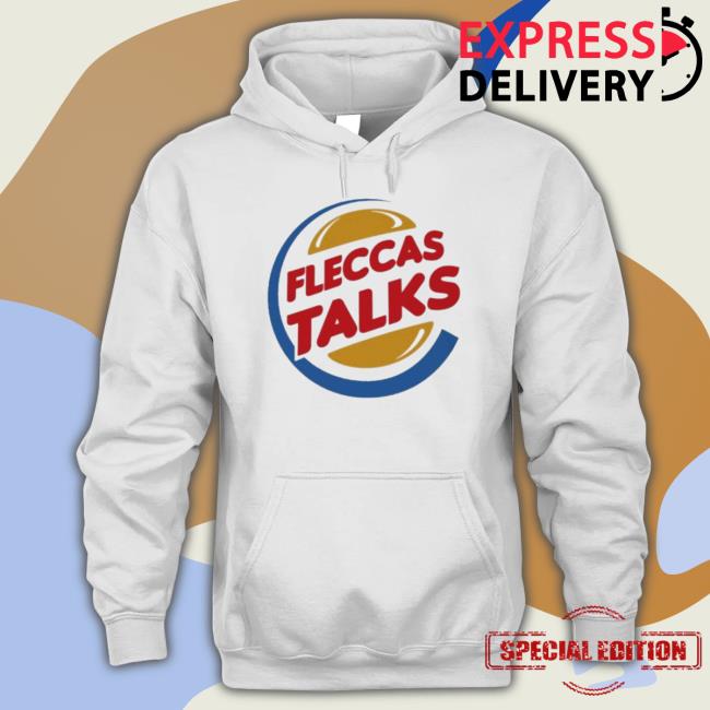 Official Fleccas Talks Burger Crewneck Sweatshirt