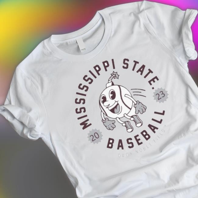 Mississippi State University Msu Youth Baseball Bomb Shirt