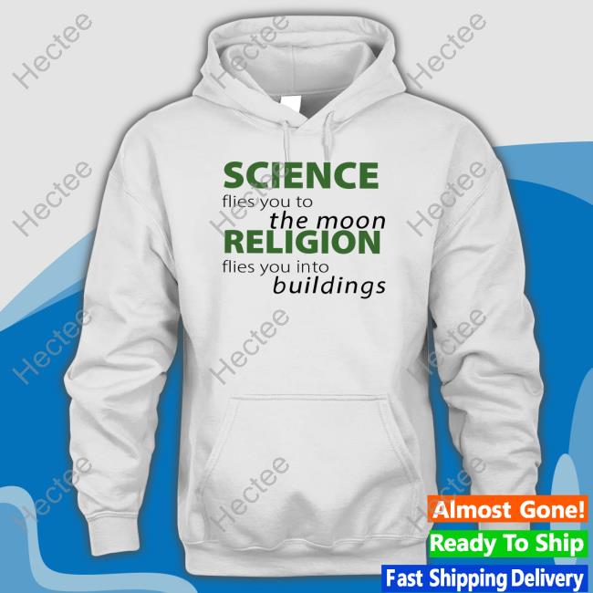 Science Flies You To The Moon Religion Long Sleeve T Shirt Atheist Republic