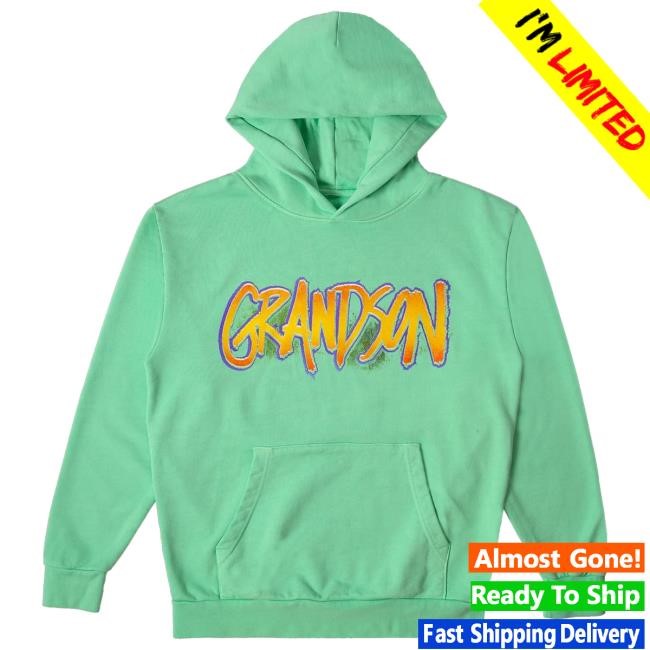 King Von Official Merch Long Live Gold Hoodie Green Sweatshirt