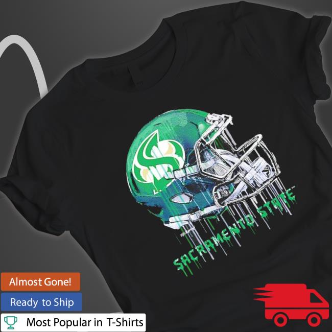 Sacramento State Hornets Dripping Helmet Sweatshirts