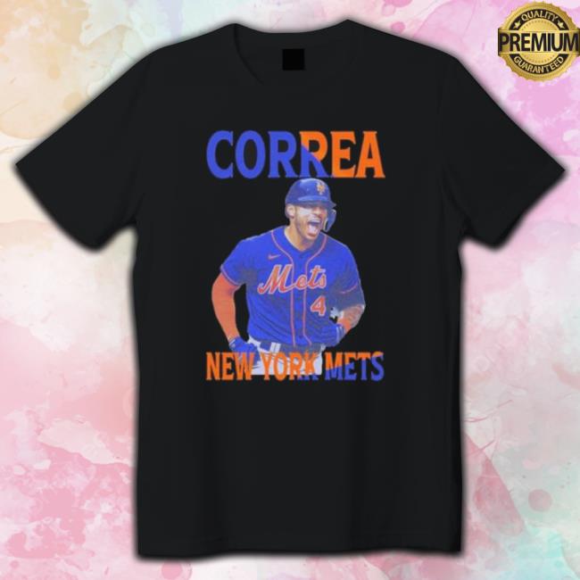 Correa New York Mets Vintage Carlos Long Sleeve Shirt