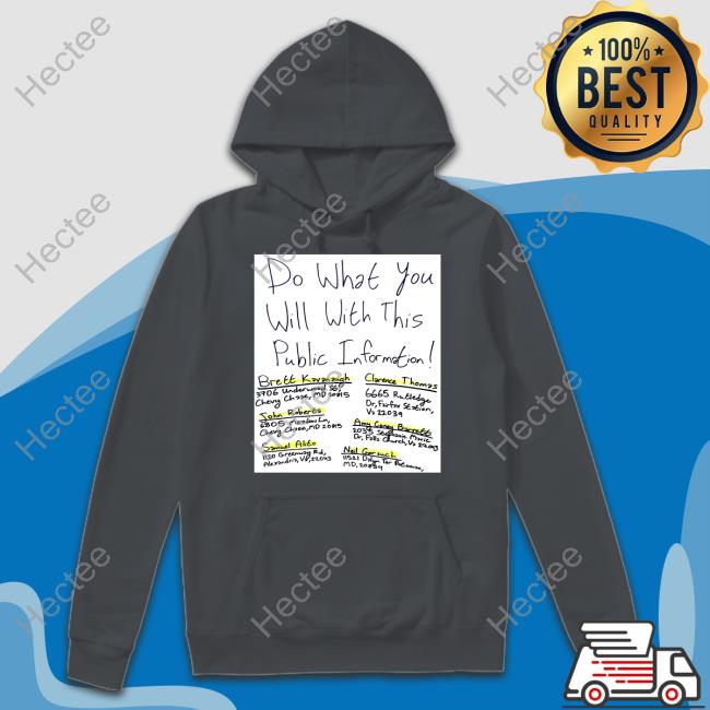Do What You Will With This Public Information Hoodie