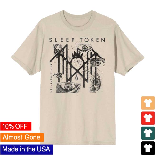 Trending Sleep Token 'Eyes' (Natural) Classic Shirt - Release Date April 19Th 2024 Sleep Token Merch Store