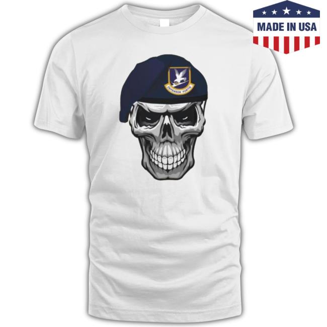 Official Security Forces Defender Skull Beret Shirt