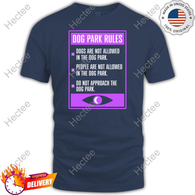 Topatoco Dog Park Sign Dog Park Rules Hoodie