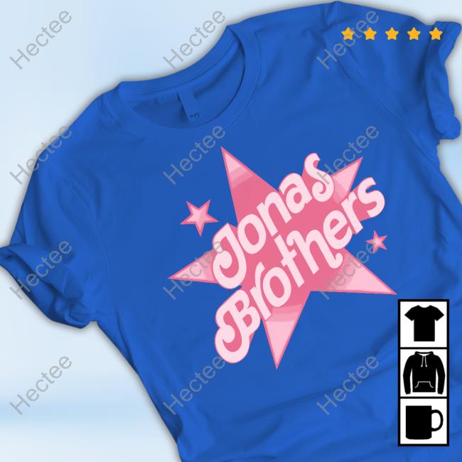 Jonas Brothers Pink Stars Tee