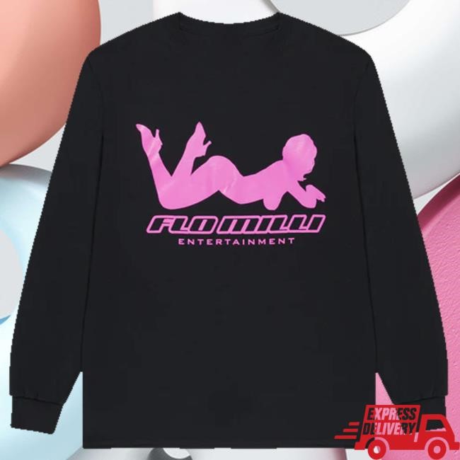 Official Flo Milli Merch Shop Flo Milli Entertainment Longsleeve Crewneck Sweatshirt