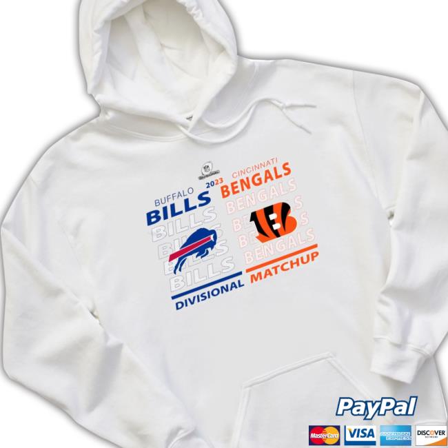 Cincinnati Bengals Vs Buffalo Bills 2022- 2023 Afc Divisional Matchup Tee