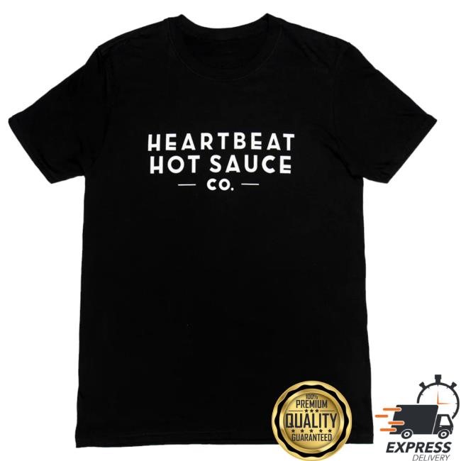 Heartbeat Hot Sauce Merch Wordmark Long Sleeve Shirt