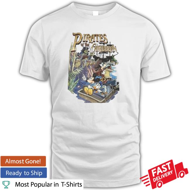 Mickey And Friends Pirates Of The Caribbean Vintage Sweatshirts