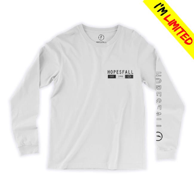 Original Merch Now Hopesfall Est. White Hoodie Sweatshirt Merchnow Shop