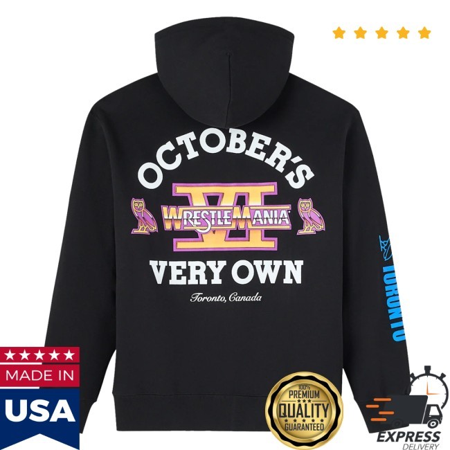 October's Very Own Merch Store Wwe Wrestlemania Vi Long Sleeve Shirt Black