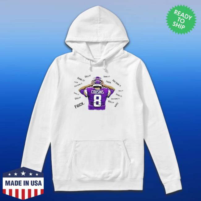 Minnesota Vikings Kirk Cousins Football T-shirt Minnesota Vikings Kirk Cousins Football T-Shirt