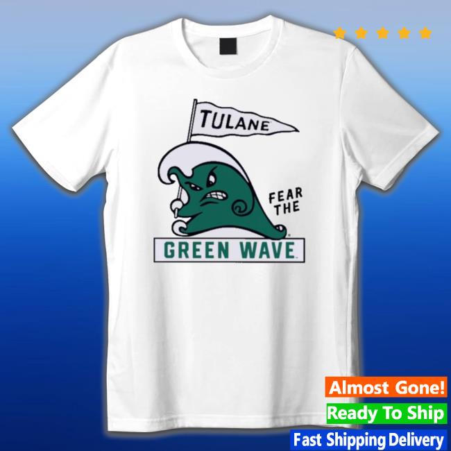 Official Tulane Fear The Green Wave Hooded Sweatshirt