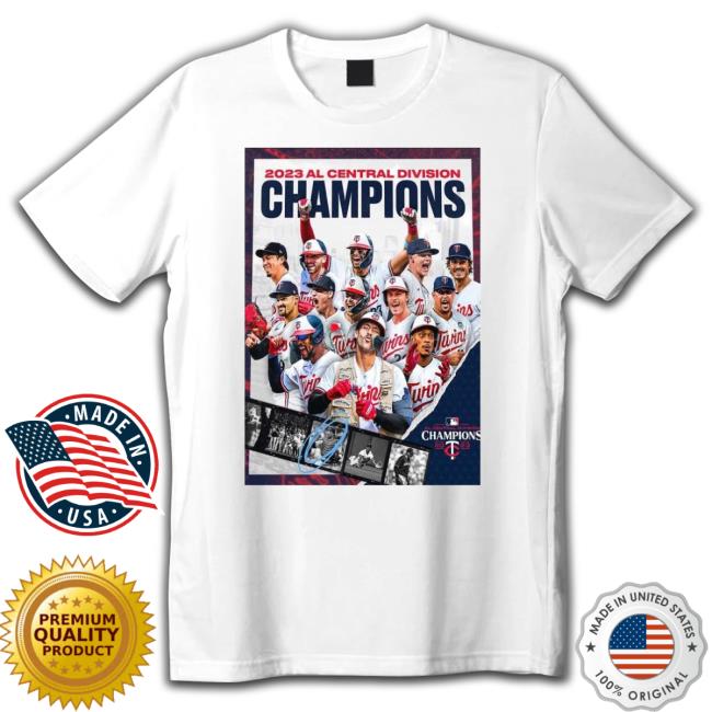 Trending 2023 Al Central Division Champions Are Minnesota Twins Poster Classic Shirt