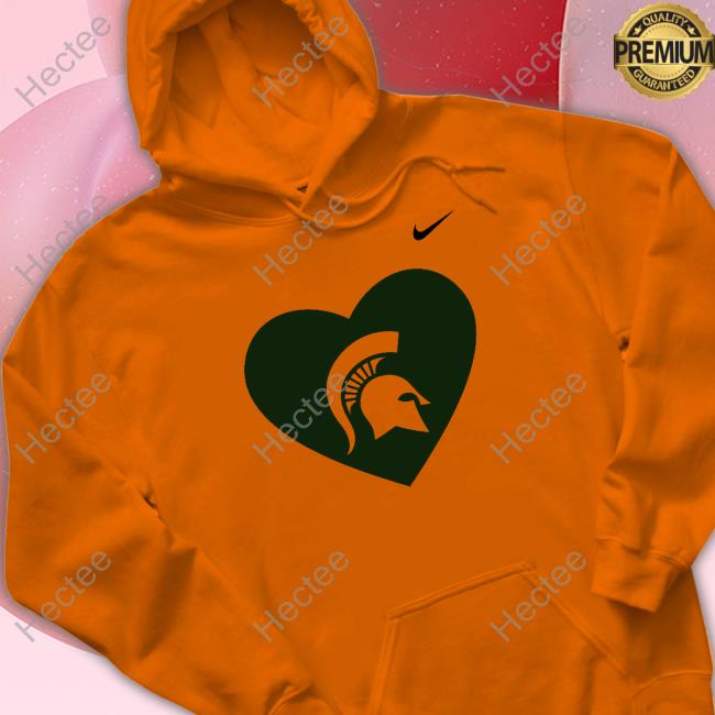 Big Ten Network Michigan State Spartan Strong Heart Shirt