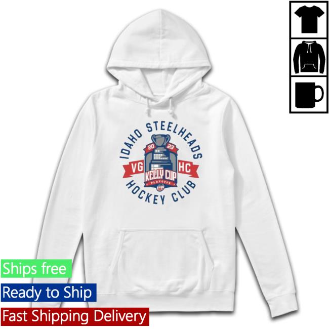 Men’S Violent Gentlemen X Idaho Steelheads Kelly Cup Playoffs Logo Shirt White shirt