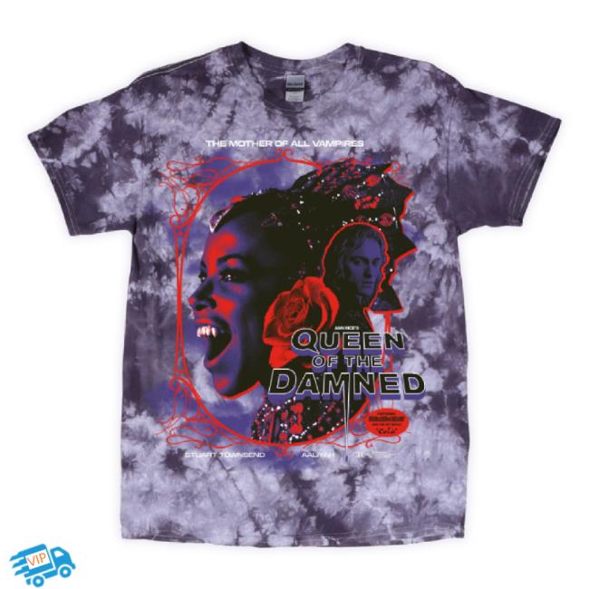 Official Studio House Designs Merch Store Studiohousedesigns Queen Of The Damned Tiedye Unisex Sweatshirt
