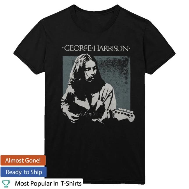 Official George Harrison Merch George Harrison Portrait Funny Shirt