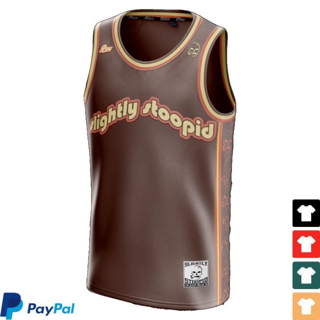 Slightly Stoopid Merch 2024 San Diego Event Basketball Jersey Shirt