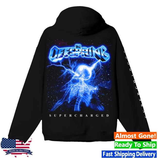 Official Offspring Merch Supercharged Black T-Shirt