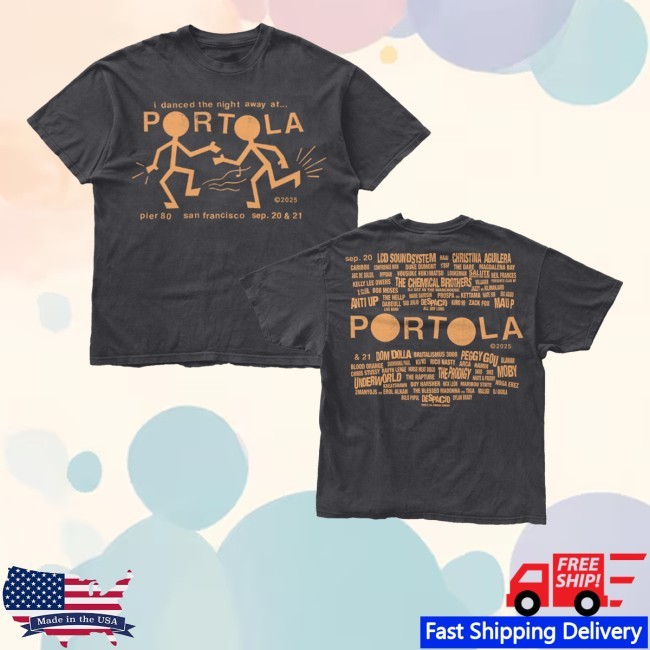 Party People Lineup Shirts Portola Merch