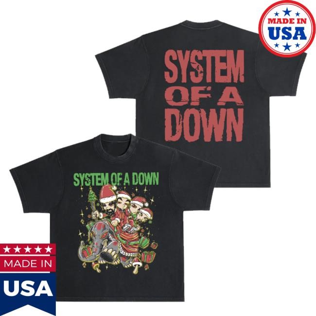 System Of A Down Merch Mushroom People Holiday Sweatshirt