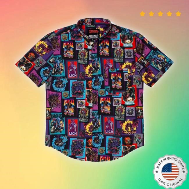 Official Kryptonitecharacterstore Store Dungeons & Dragons Monsters Of The QuestKunuflex Short Sleeve Funny Shirt