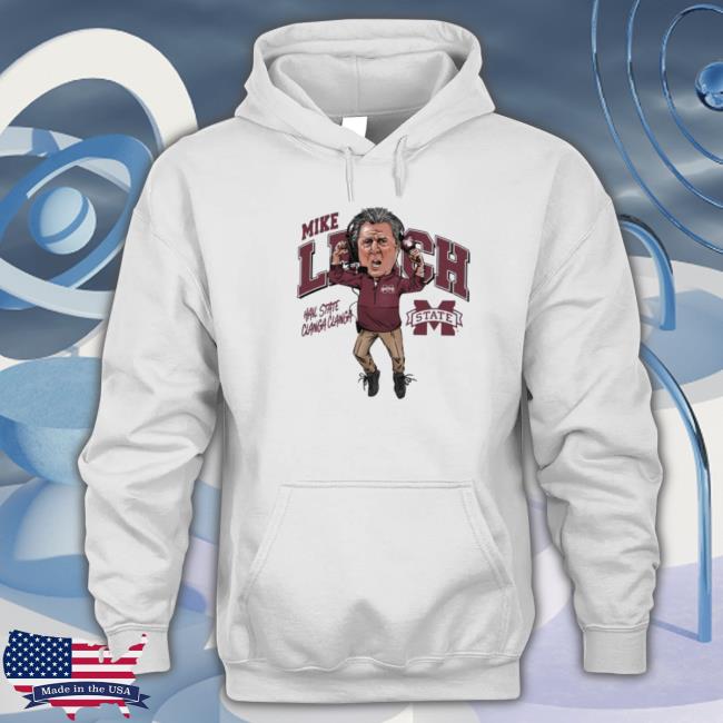 Official Mike Leach Caricature Long Sleeve Shirt Official Mike Leach Caricature Hoodie