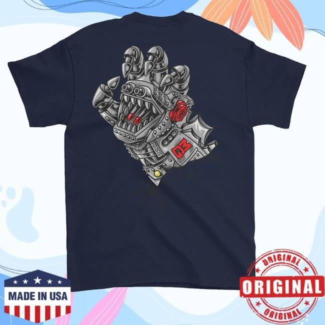 Official Santa Cruz Hand Midweight Tee Shirt