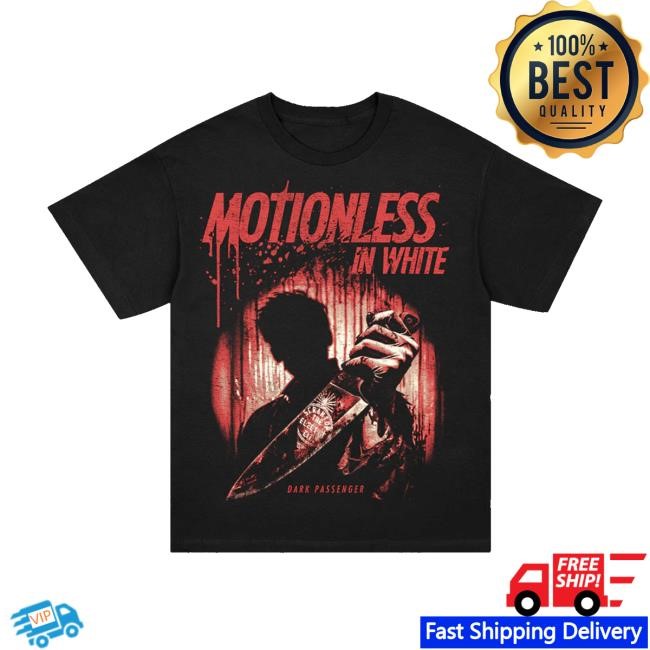 Motionless In White Merch Store Dark Passenger Apocalypse Fest Tee Shirt