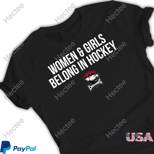 Women And Girls Belong In Hockey Tee Shirts