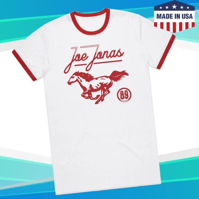Joe Jonas Merch Store Mustang 89 Ringer Sweatshirt
