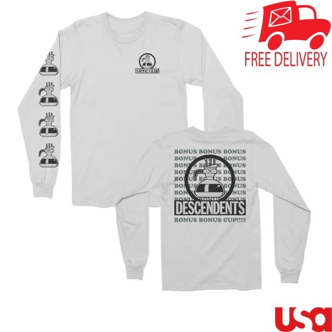 Descendents Merch Store Shop Bonus Bonus Cup Tee Shirt