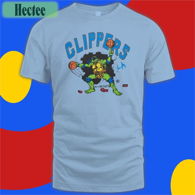 Ninja Turtles Los Angeles Clippers Shirt