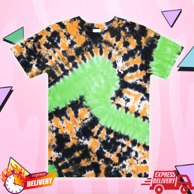 Official Dino Skate Merch Store Ripndip Do You Even Lift Long Sleeve Tee (Neon/Black/Orange Loop Dye) Dinoskateshop