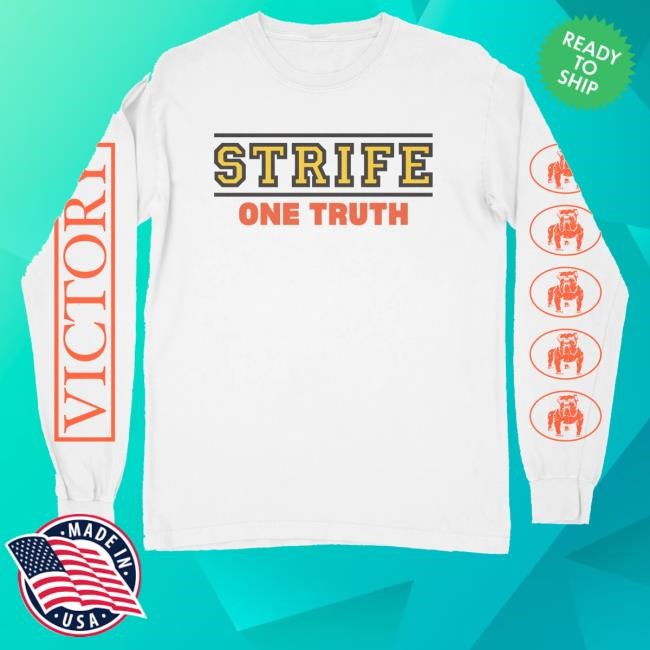 War Records Merch Shop Strife - Arms Of The Few White Sweatshirt