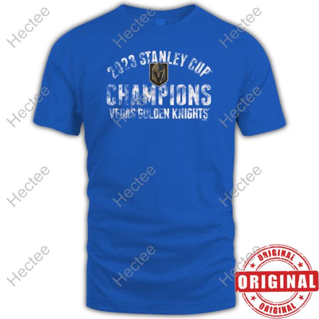 Vegas Golden Knights Fanatics Branded Heather Gray 2023 Stanley Cup Champions Tri-Blend T Shirt