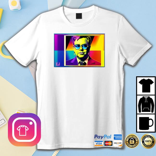Elton John Reginald Kenneth Dwight British Singer Pop Art Hoodie