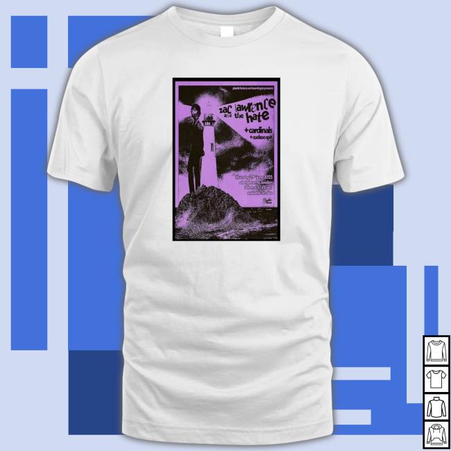 Official Zac Lawrence Sebright Arms London Event 2023 Poster shirt