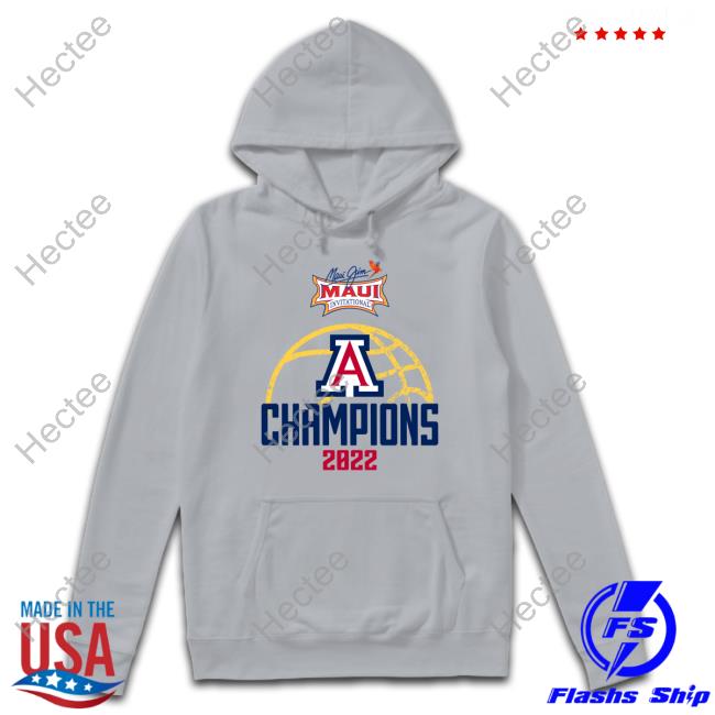 Arizona Basketball Maui Champions 2022 Hooded Sweatshirt