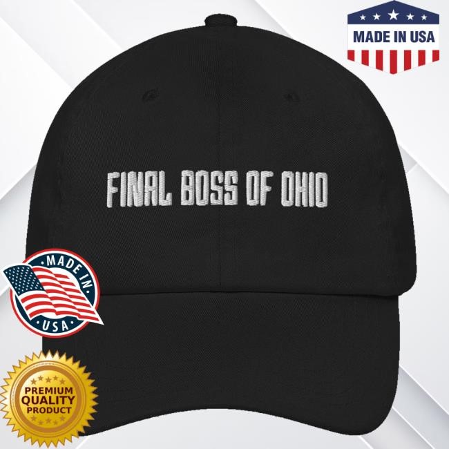 Vapor95 Merch Final Boss Of Ohio trucker hat