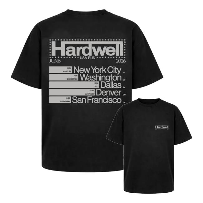 Revealed Clothing Store Merch Hardwell Usa 2026 Funny Shirt