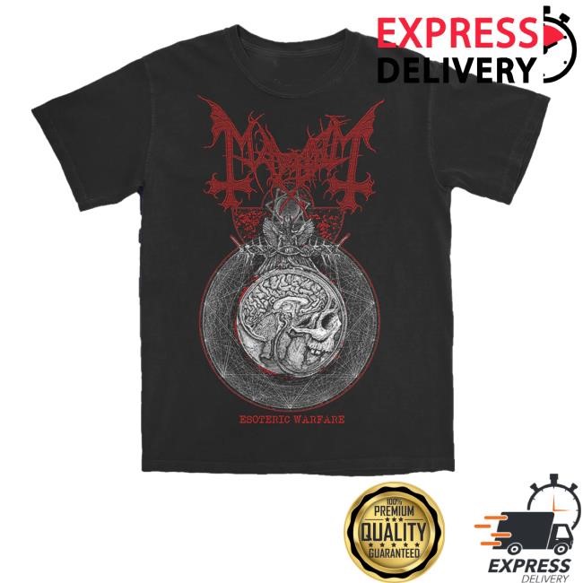 The True Mayhem Merch Store Shop Esoteric Warfare Brain Tee