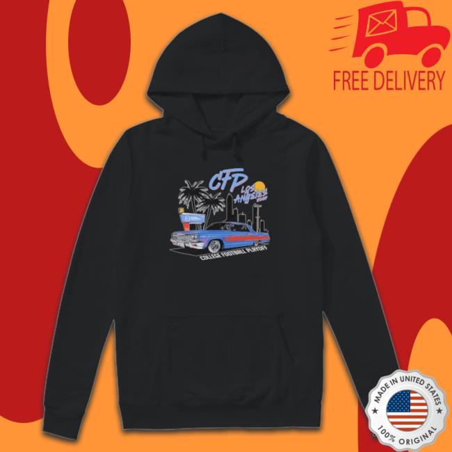 College Football Playoff 2023 National Championship Game Low Rider Car Black Tee