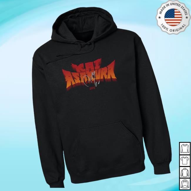 Ufcstore Merch Store Men's 500 Level Black Kai Asakura Name Pullover Long Sleeve Shirt