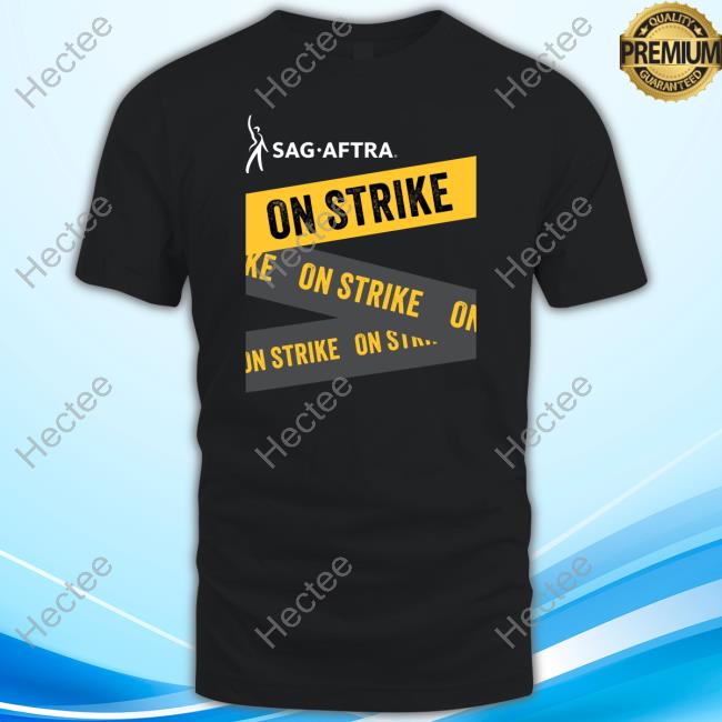 Logo Sag-Aftra On Strike 2023 Hooded Sweatshirt