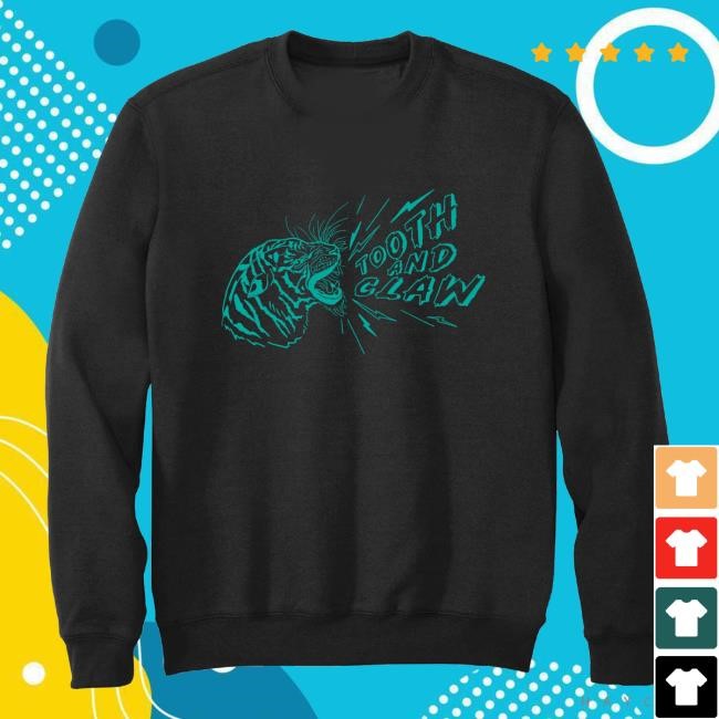 Tooth And Claw Merch Tiger Midweight Tee Shirt