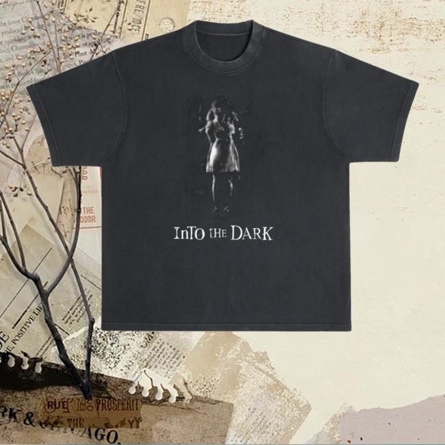 Murder With My Husband Merch Into The Dark The Girl Faded Tee